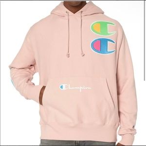 Champion Spiced Almond Pink Hoodie Unisex